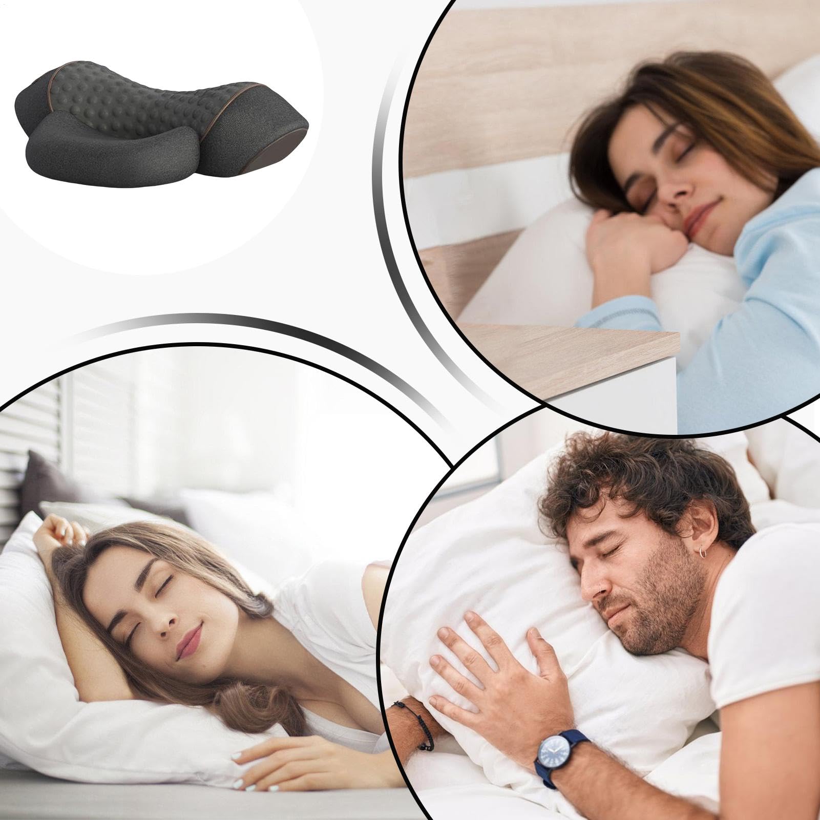 Massaggiatore per collo, massaggiatore a caldo, 16,14 x 10,94 in tessuto profondo massaggio al collo, funzione di trazione rilassamento, sonno dispositivo, per uso domestico, Shoulders, stress | profondo massaggio al collo, funzione di trazione rilassamen