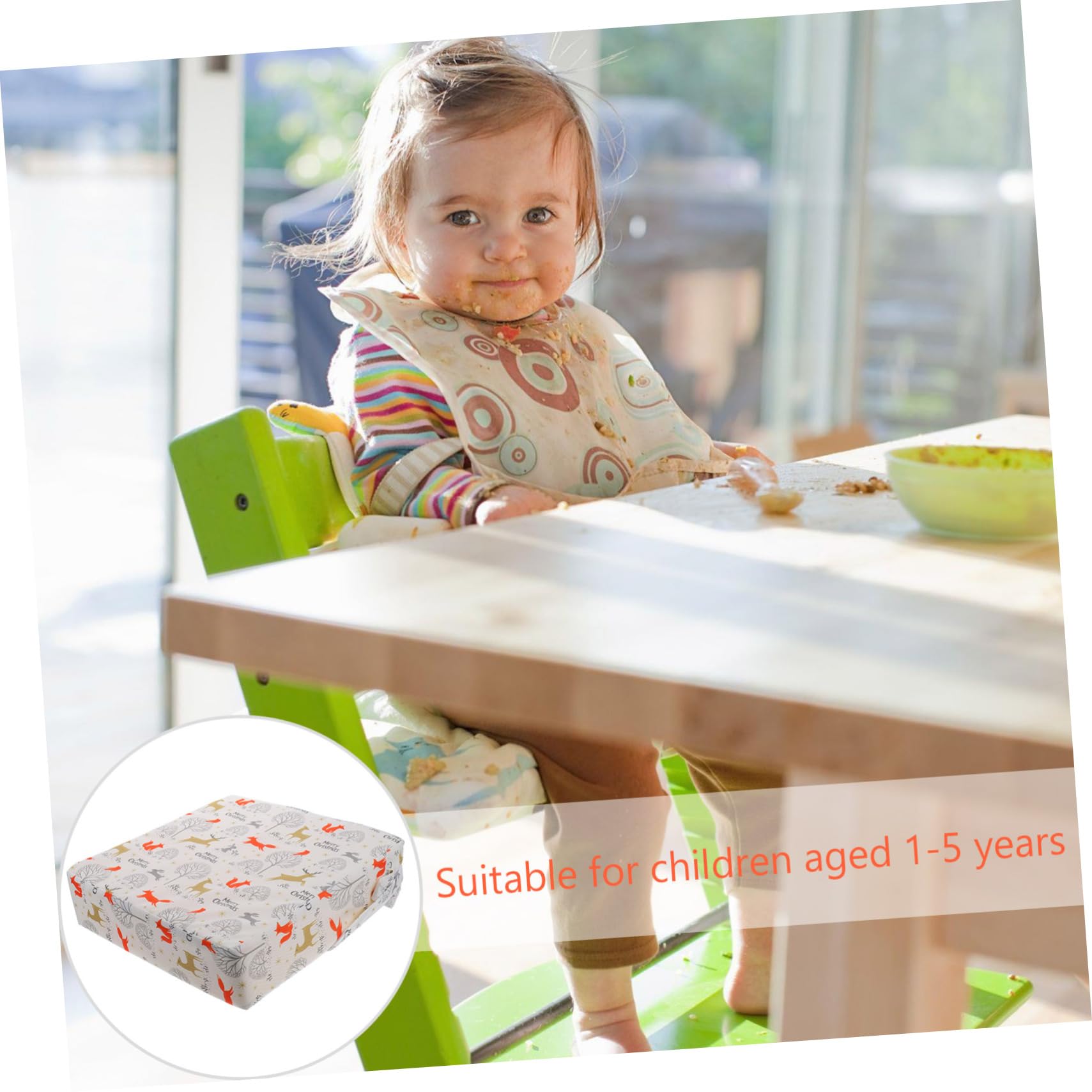 PRETYZOOM 2 Uds Silla De Comedor Silla Elevadora Almohadilla Creciente Asiento Elevador para Niños Almohadilla Elevadora De Asiento para o De Comedor as Altas
