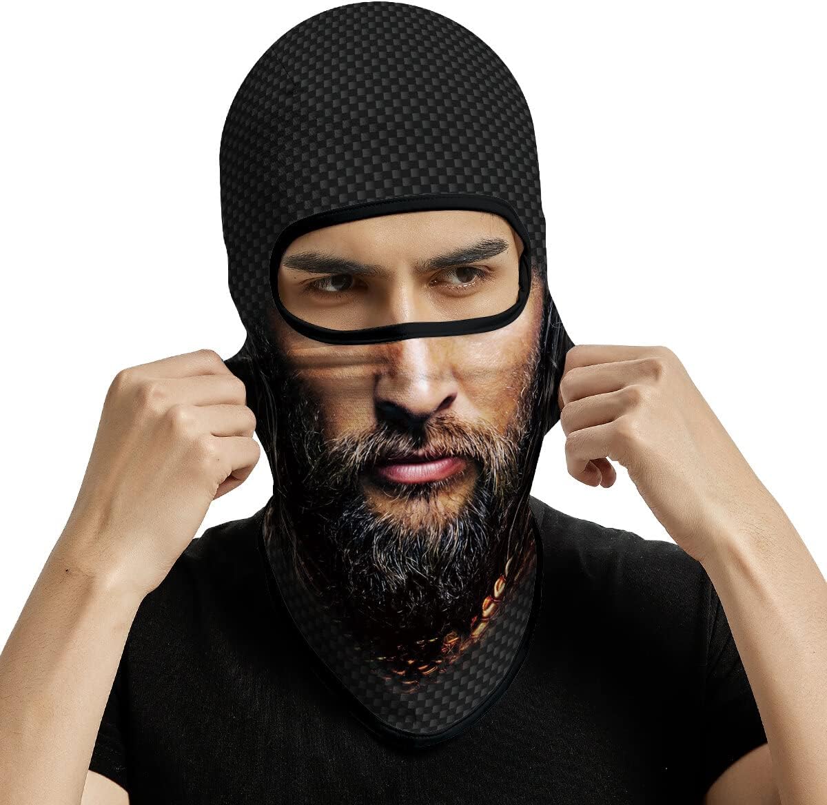 3D Balaclava Ski Mask Motorcycle Full Face Mask Outdoor Headwear Mask Ghosts Skull Mask Men Women for Halloween