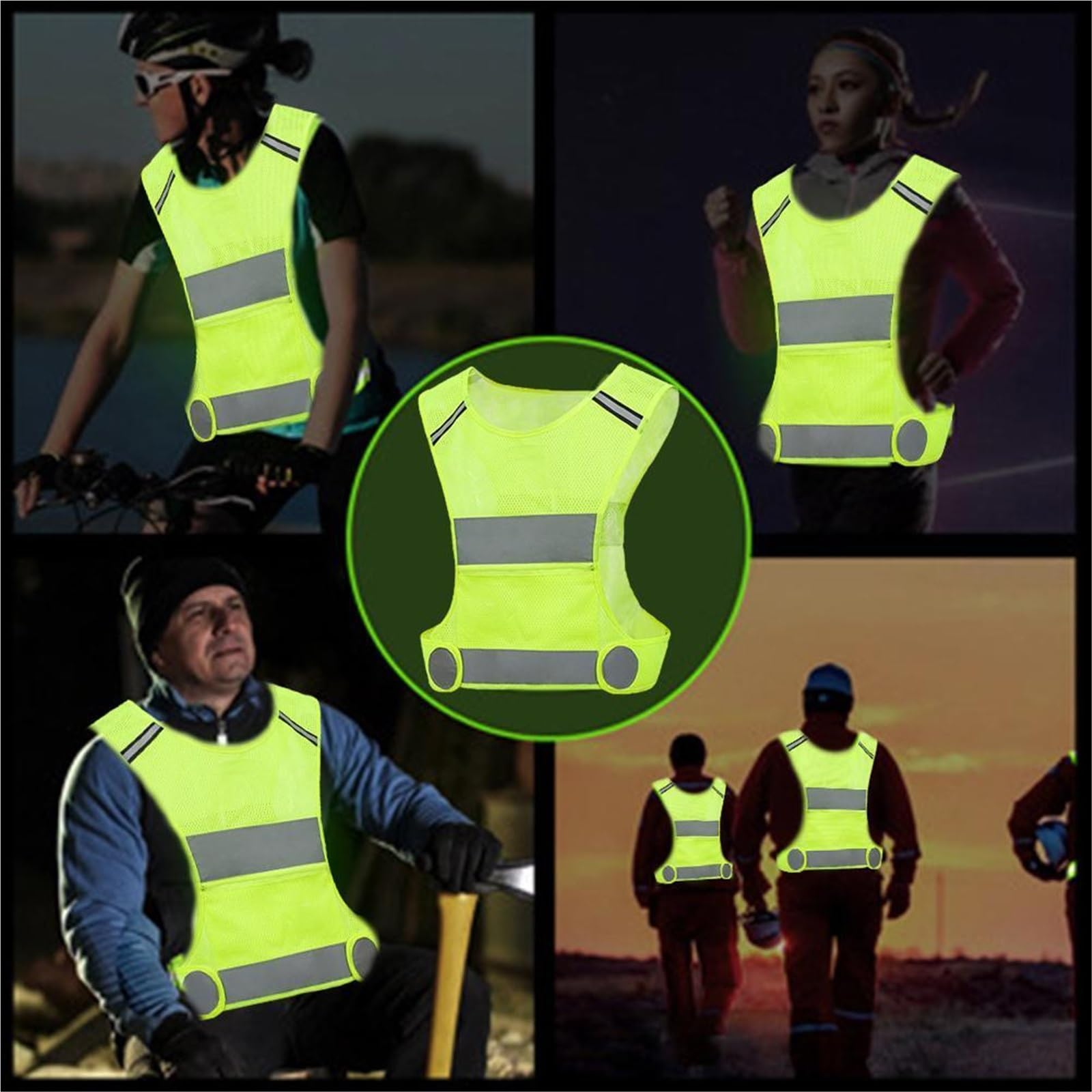 Gilet riflettente ad alta visibilità