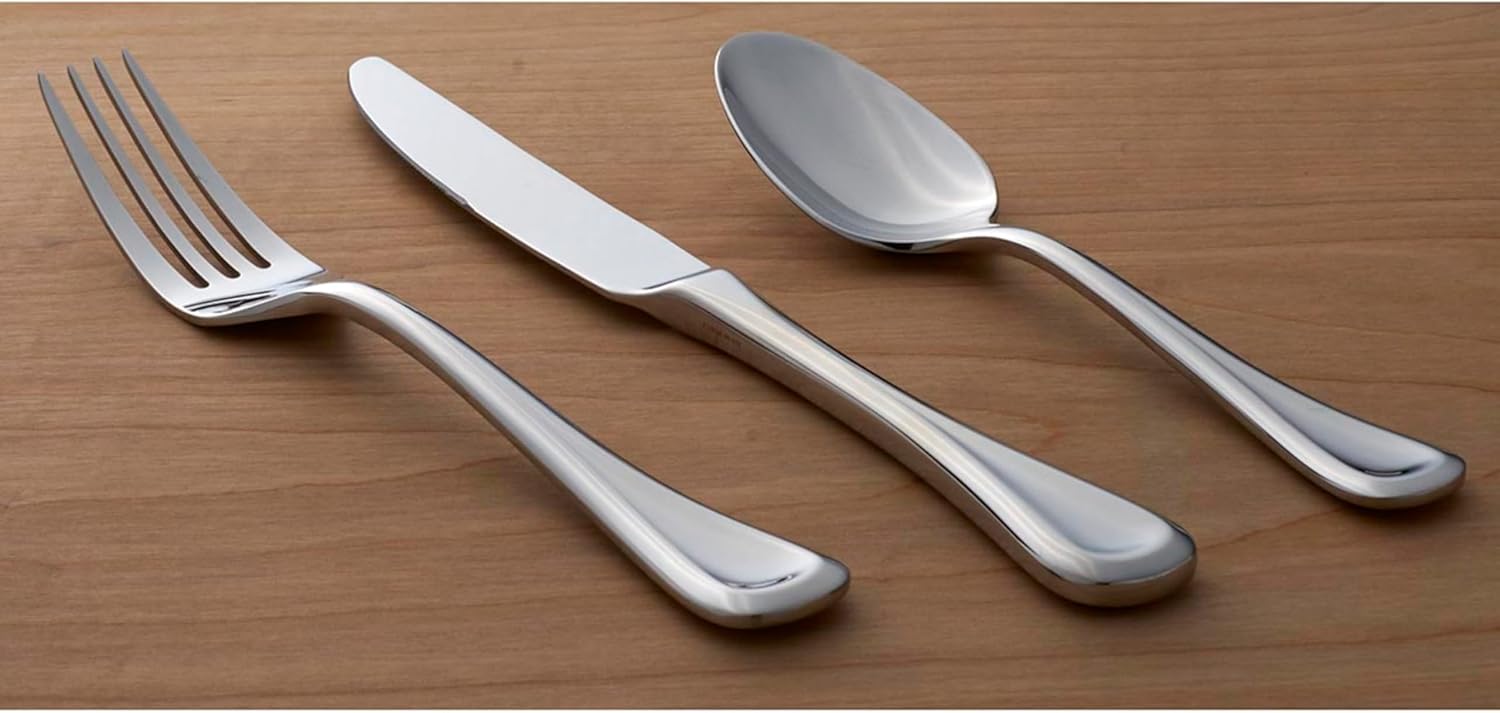 Oneida Virage 20 Piece Everyday Flatware Set, Service for 4, 18/0 Stainless Steel, silverware set