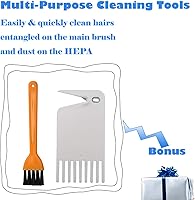 Vista 8 de Accessories Kit Compatible with Roborock S4 S5 S6 E4 E20 E25 E35 S50 Xiaomi Mi Mijia Robotic Vacuum, 22 Pack Replacement Parts, 2 Main Brush, 6 Side