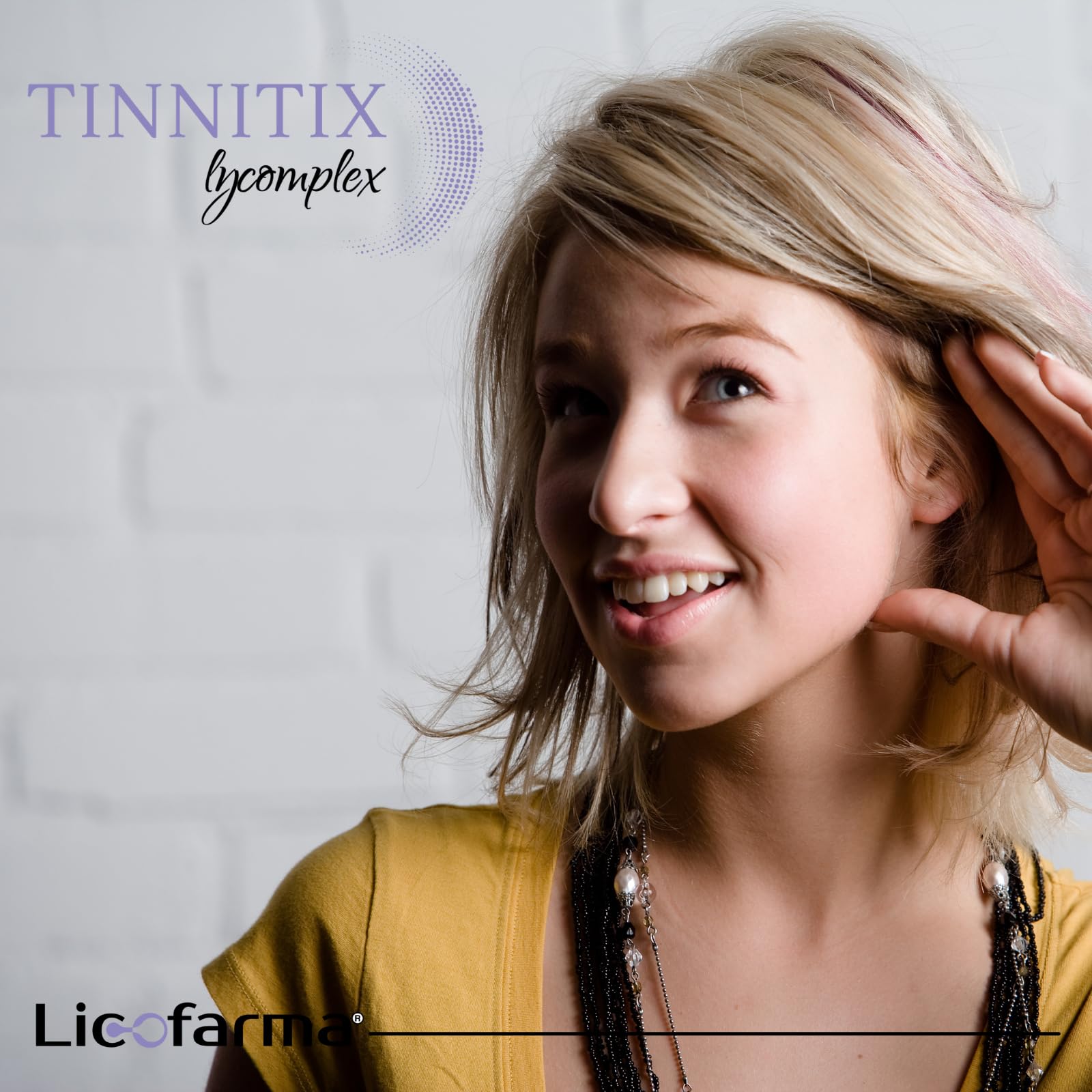 Tinnitix Lycomplex Complément alimentaire en cas d'acouphènes ou tinnitus (bourdonnement des oreilles) | Action relaxante et antioxydante