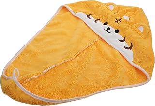 Healeved Ano De Touca De Secagem De Cabelo De Tigre Toalhas Absorventes Chapéu De Menina Toalha De Banho De Secagem Rápida Touca De Banho Turbante Toalha De Cabelo De Secagem Rápida