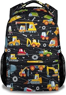 GIHSWE Construction Preschool Backpack for Boys, 16