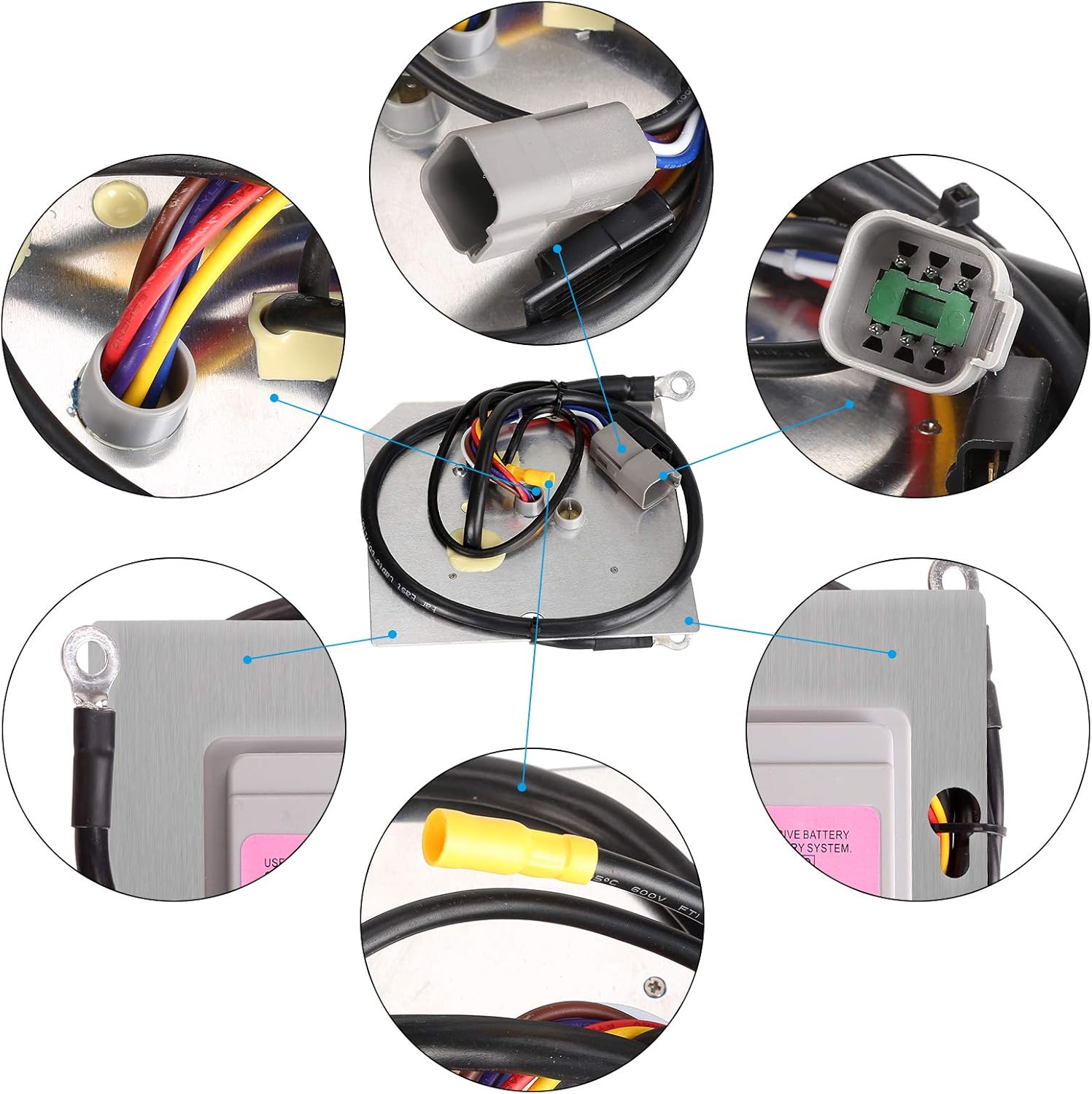 10L0L Golf Cart On Board Computer for Club Car Precedent 48-Volt (04-15), Replaces 102511001, 102586301, 103403201, 103446601, 103697002, 103702603, 103702604, 103978302