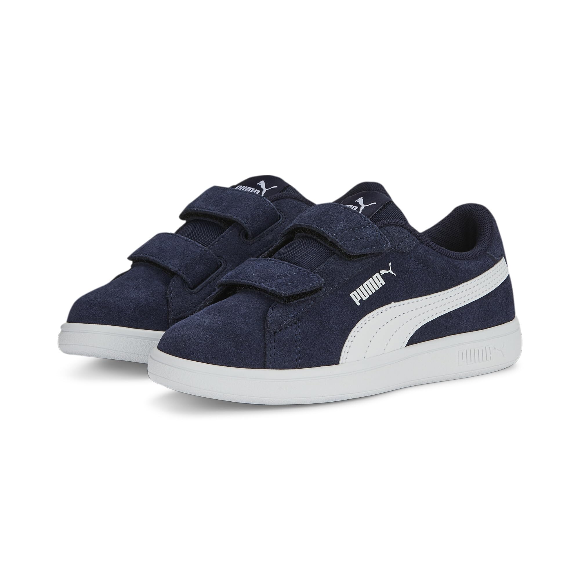 Image secondaire de Baskets PUMA Smash 3.0 pour Enfants - Navy et Blanc