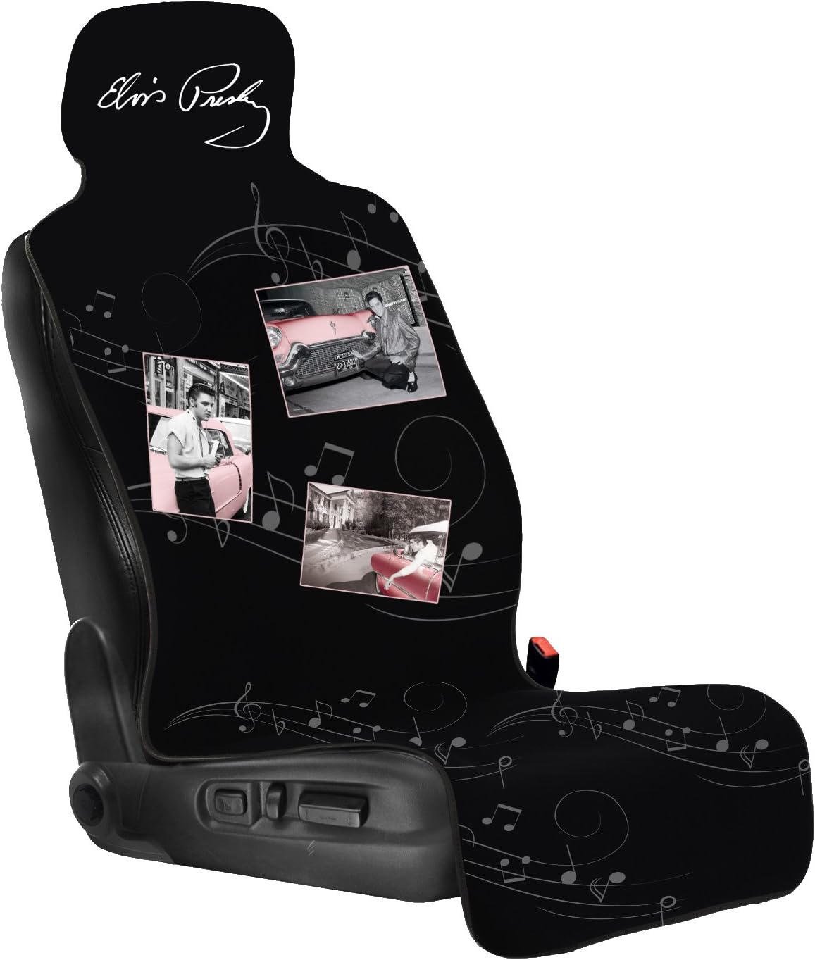Midsouth Products Elvis Presley Pink Vehicle Universal Auto Seat Cover - 1 Pc