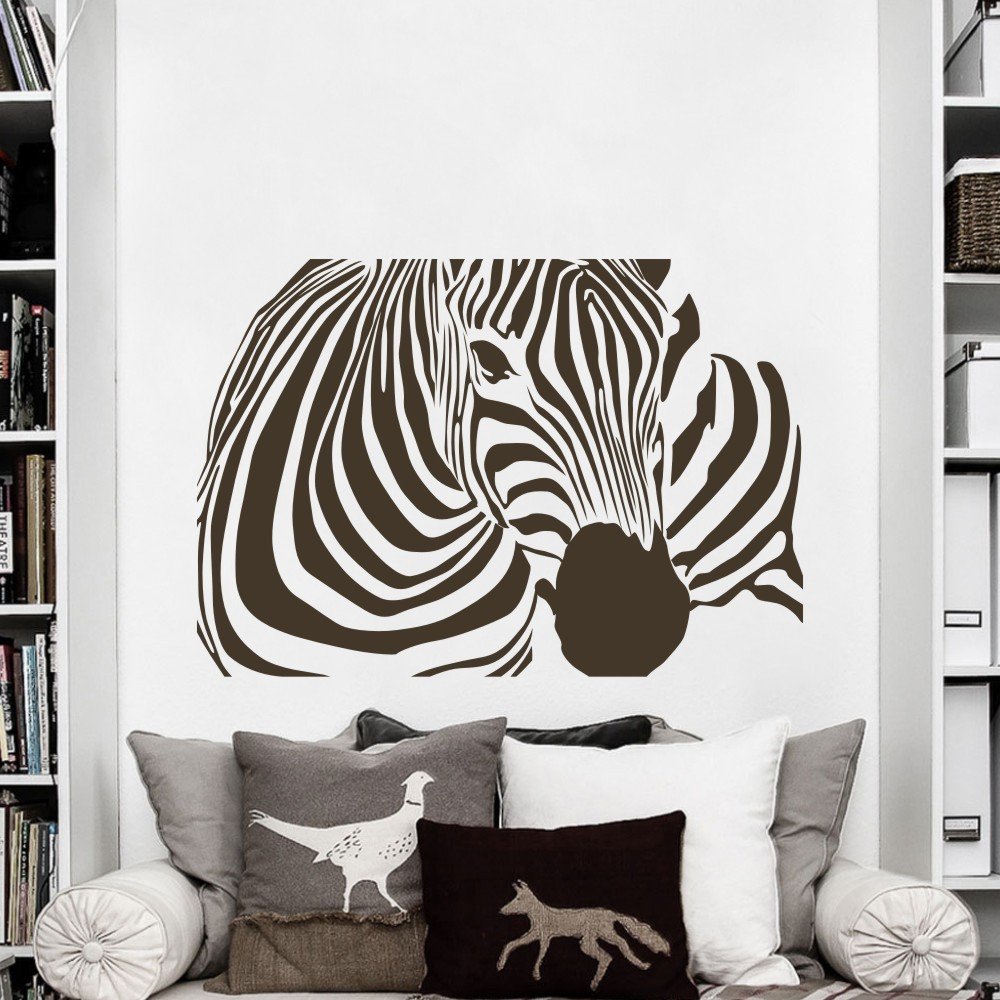 Amazon.com: Zebra Wall Decal Vinyl African Animal Wall Sticker