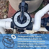 Vista 6 de SP0714T Junta de válvula junta tórica compatible con Hayward Vari-flo XL Kit de reconstrucción de válvula multipuerto Válvulas Variflo piscina
