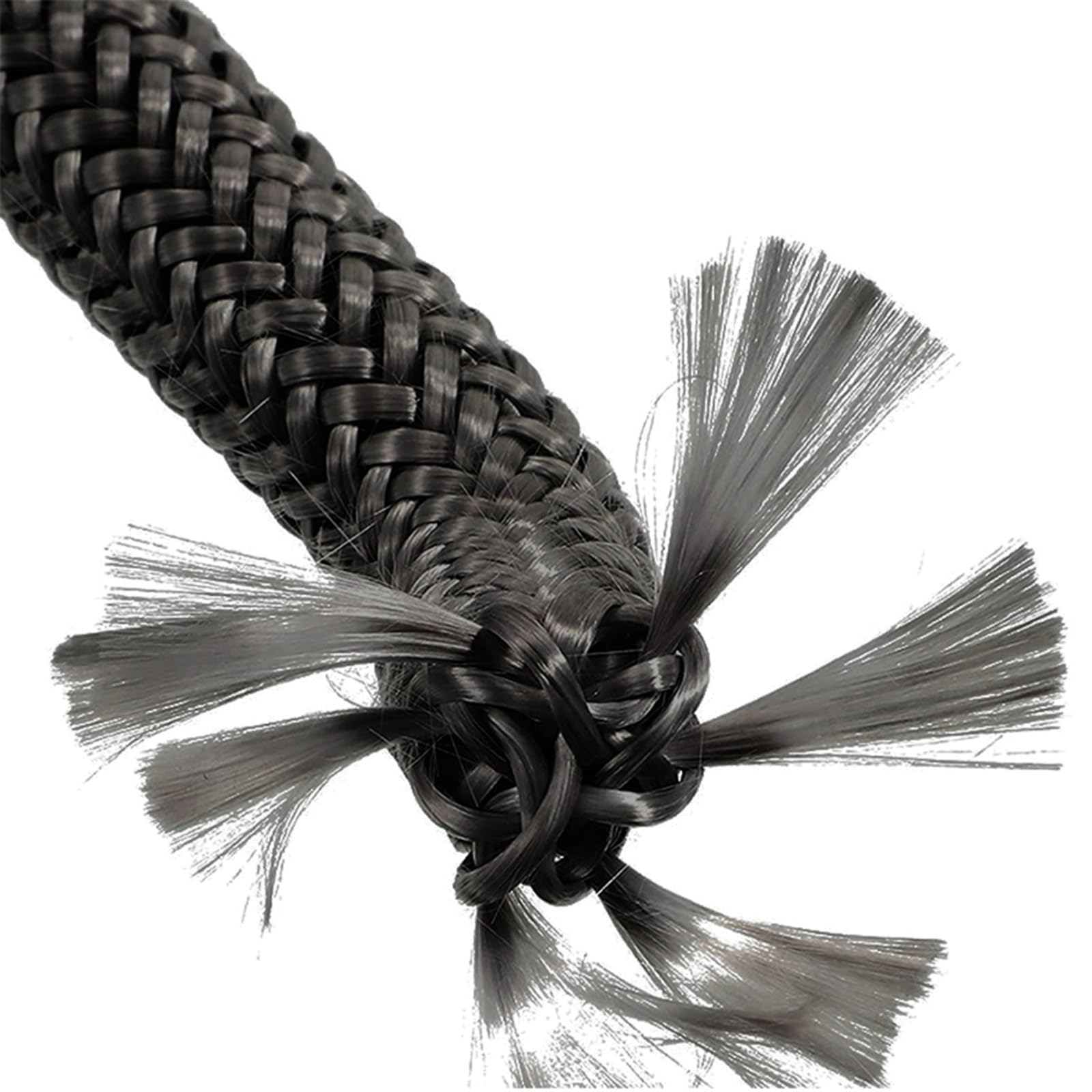Guarnizione for stufa a legna, camino, corda in fibra di vetro, grigio scuro, 6-12 mm x 2 metri(10mm x 2M)