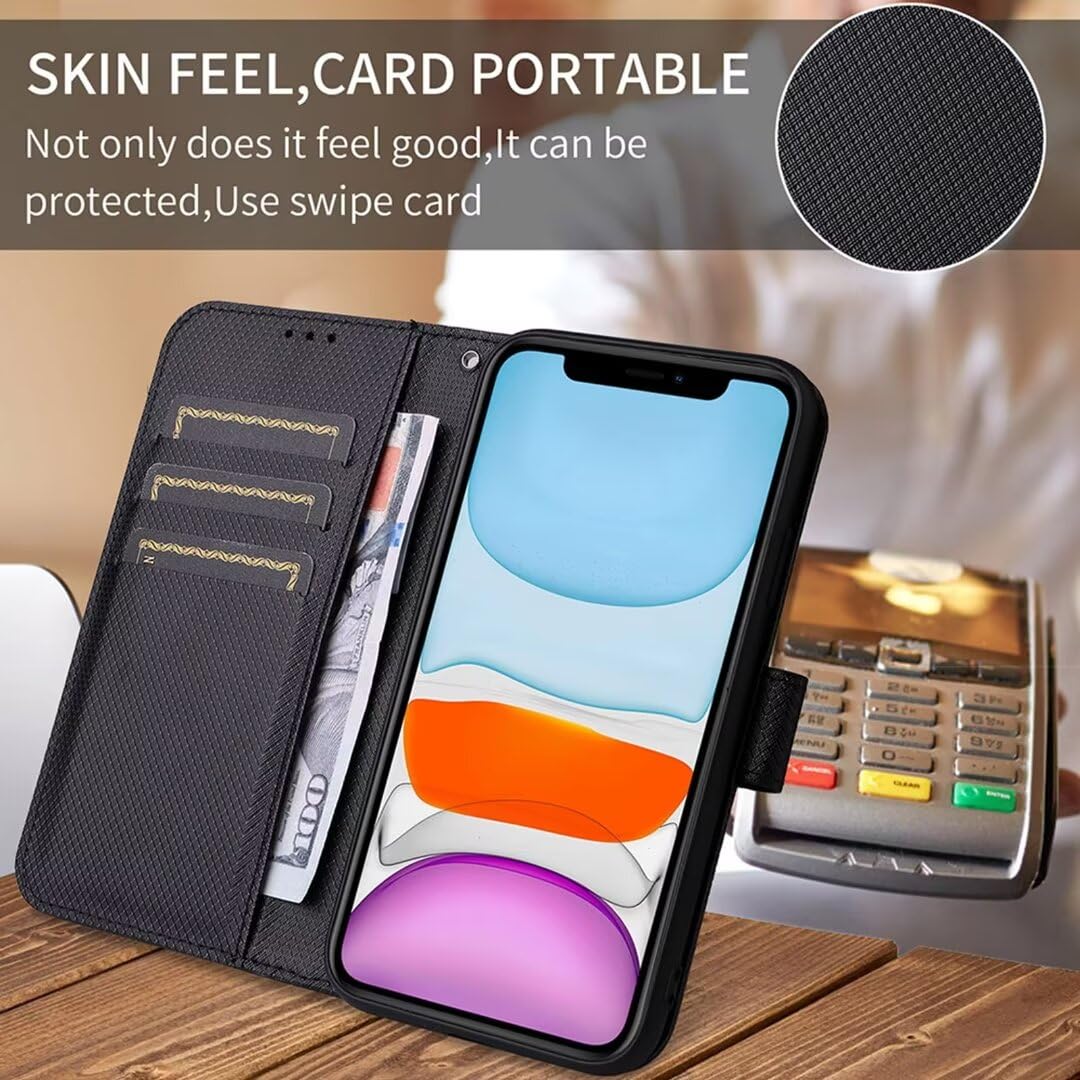 COMAKU Cover a Libro ZTE nubia Focus Pro 5G, Custodia a Portafoglio in Pelle con Supporto e Chiusura Magnetica Compatible per ZTE nubia Focus Pro 5G - Blu