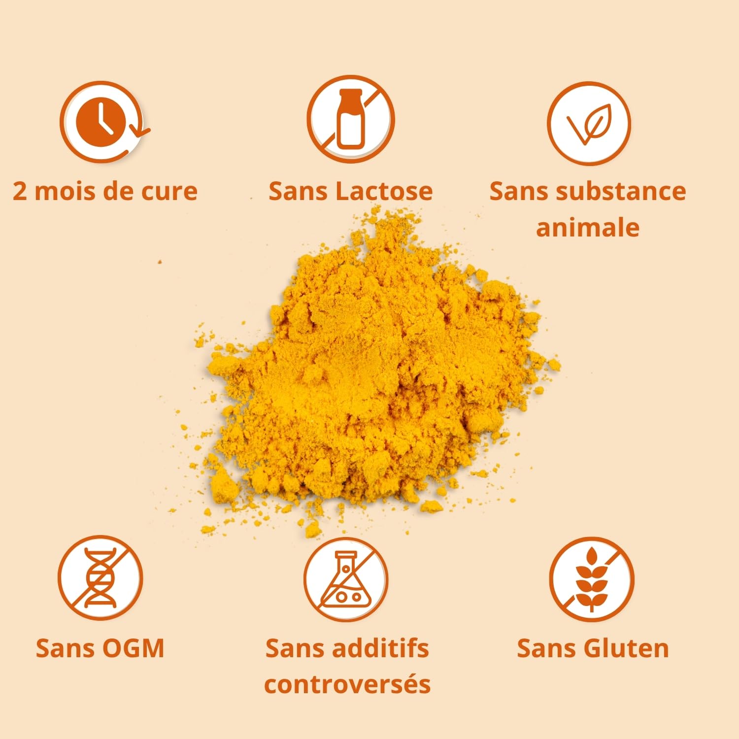 Curcuma bio BCM95® Haute Biodisponibilité – 95% Curcuminoïdes - Sans Pipérine – Articulations, anti inflammatoire & Antioxydant – Avec Manganèse & Vitamine C – 2 Mois - 60 Gélules Vegan