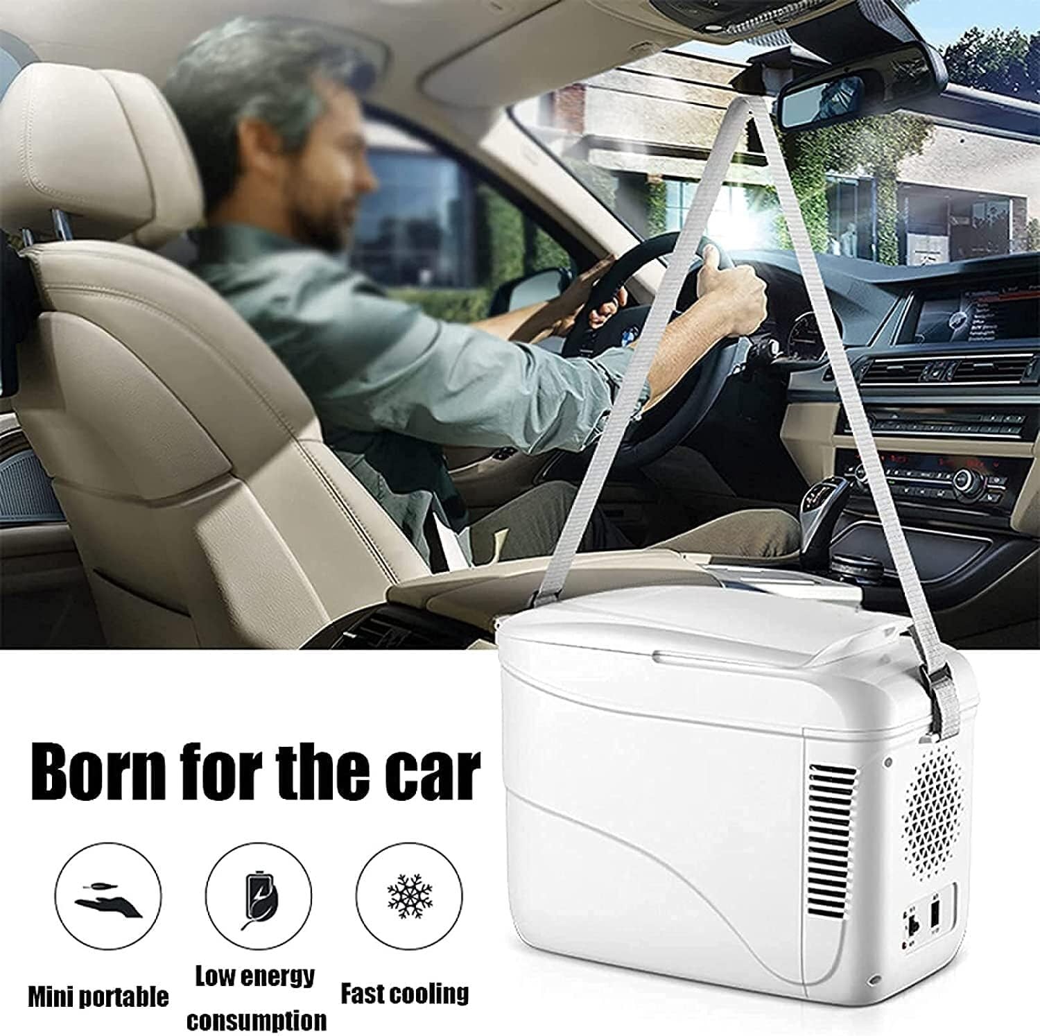 Piccolo Frigorifero Frigorifero Portatile Mini Frigorifero for Auto Dispositivo di Raffreddamento Compatto Compressore Raffreddamento rapido 9L