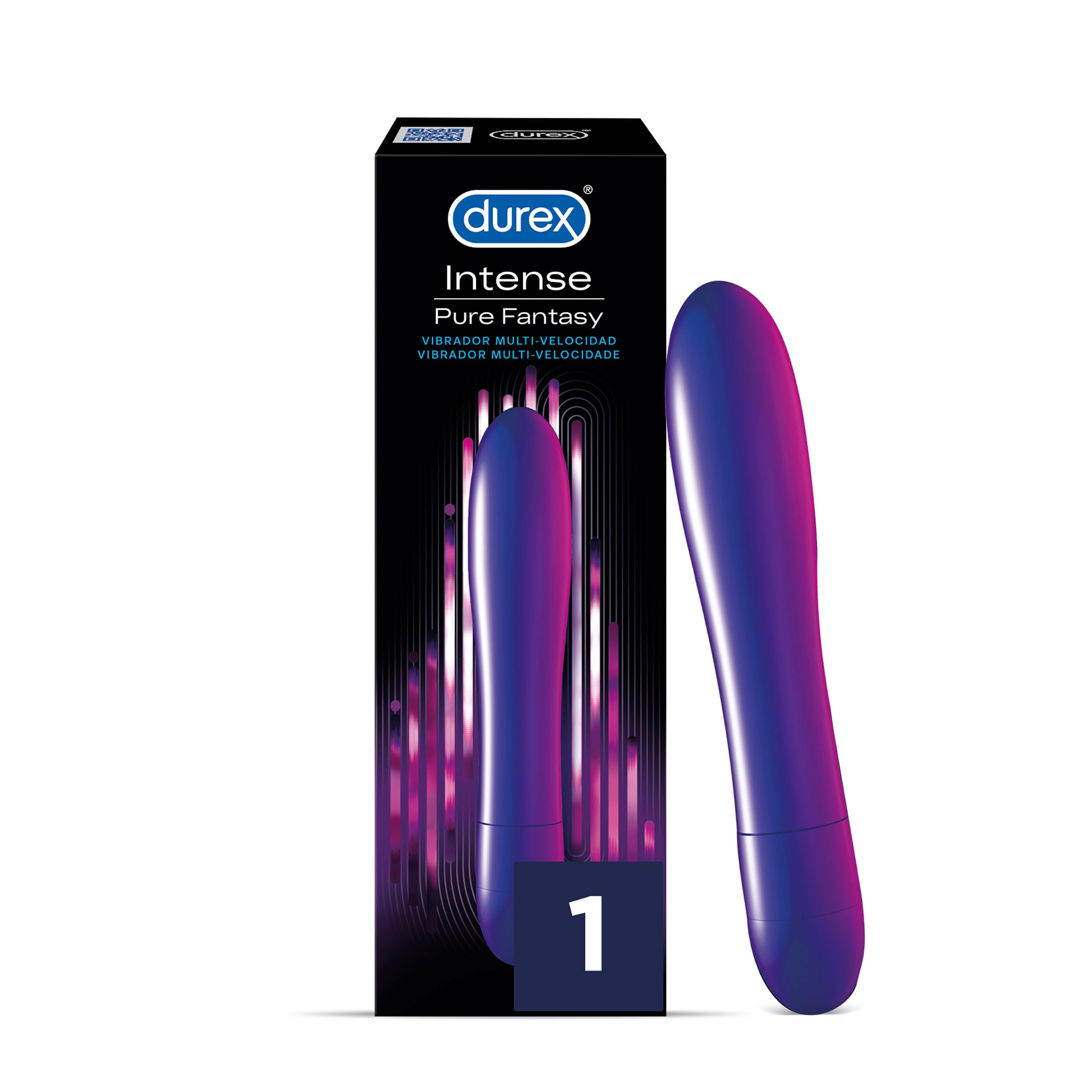 Durex Vibrador Intense Orgasmic Pure Fantasy, Dildo consolador clítoris mujer