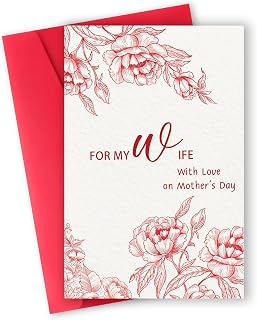 Mother’s Day Card for Wife, romantic gift idea