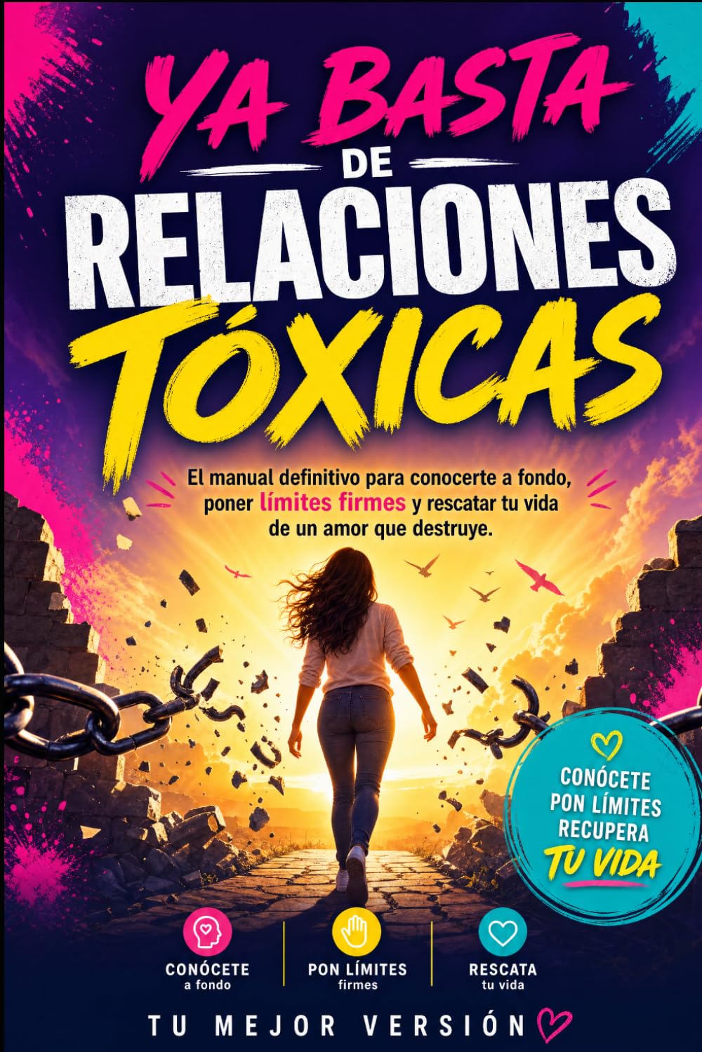 Ya Basta de Relaciones Tóxicas: El manual definitivo para conocerte a fondo, poner límites firmes y rescatar tu vida de un amor que destruye.