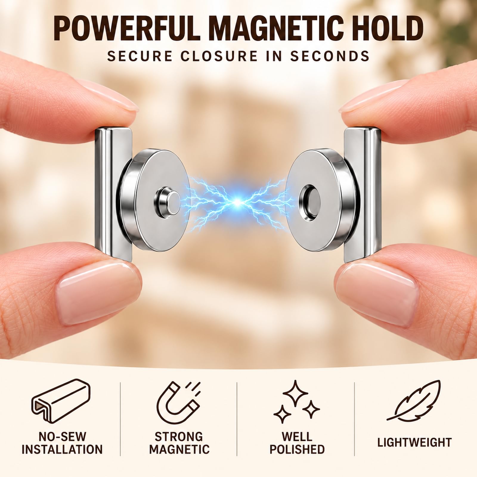 Magnetic Purse Clasps - 24 Pack -4