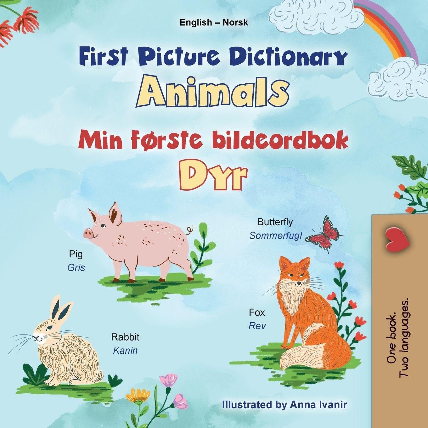 First Picture Dictionary - Animals (English Norwegian Bilingual Children's Book) (English Norwegian Bilingual Collection)