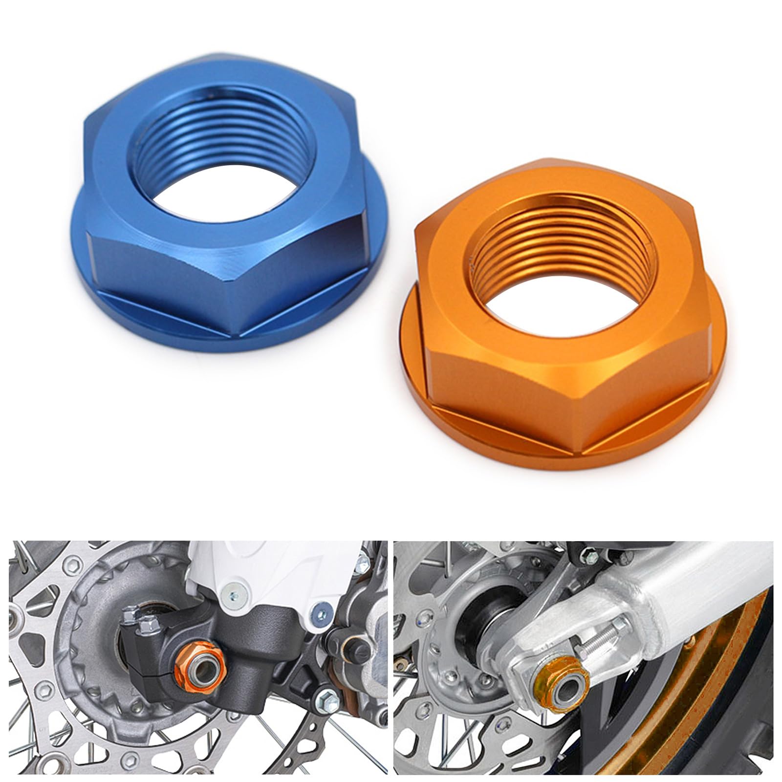 Dado assale posteriore M20 in alluminio per asse posteriore, facile da usare, elegante accessorio per moto per guida sicura