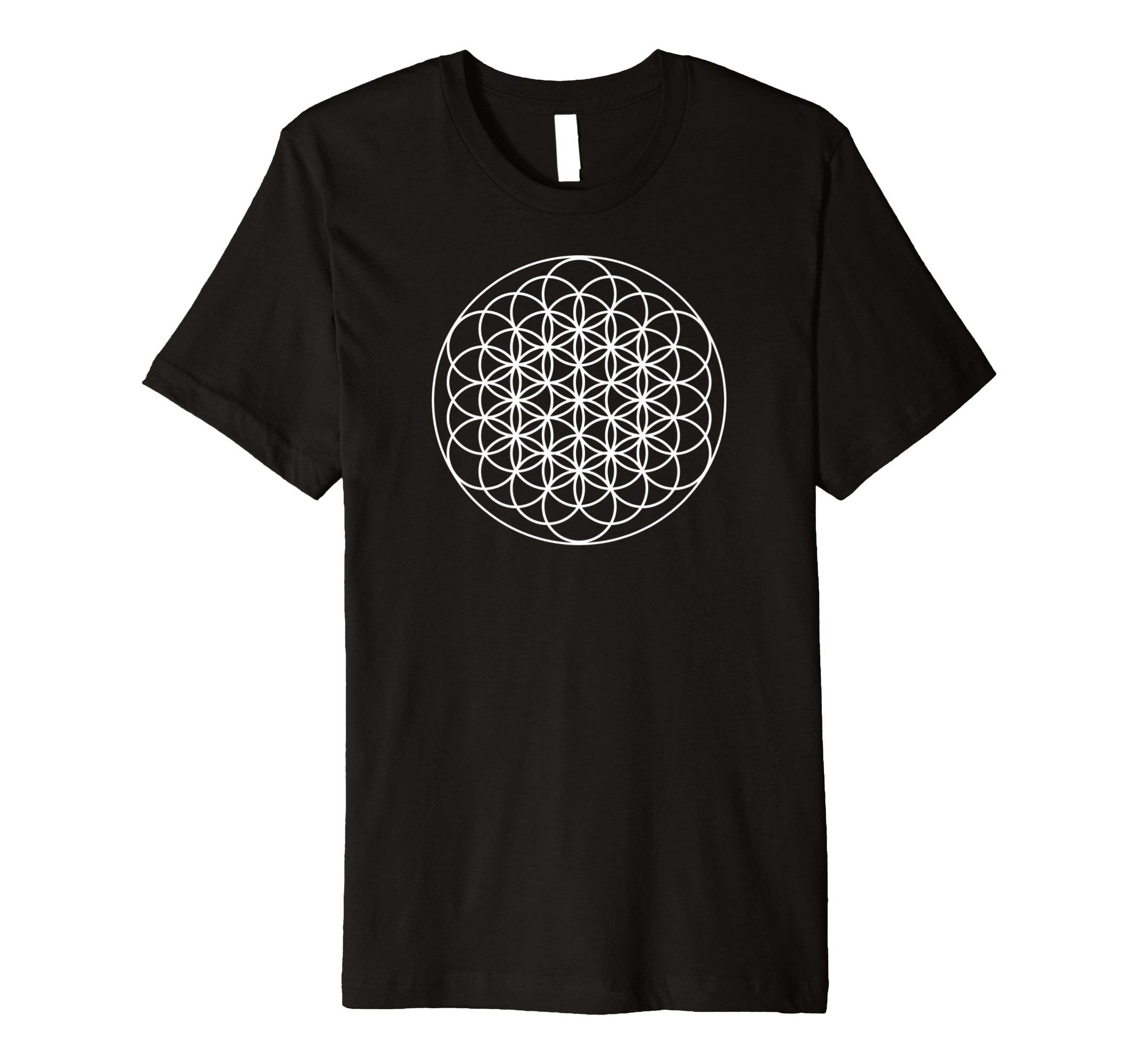 Trippy ShirtsSacred Geometry Shirt - Flower of Life T Shirt T-ShirtOEKO-TEX STANDARD 100