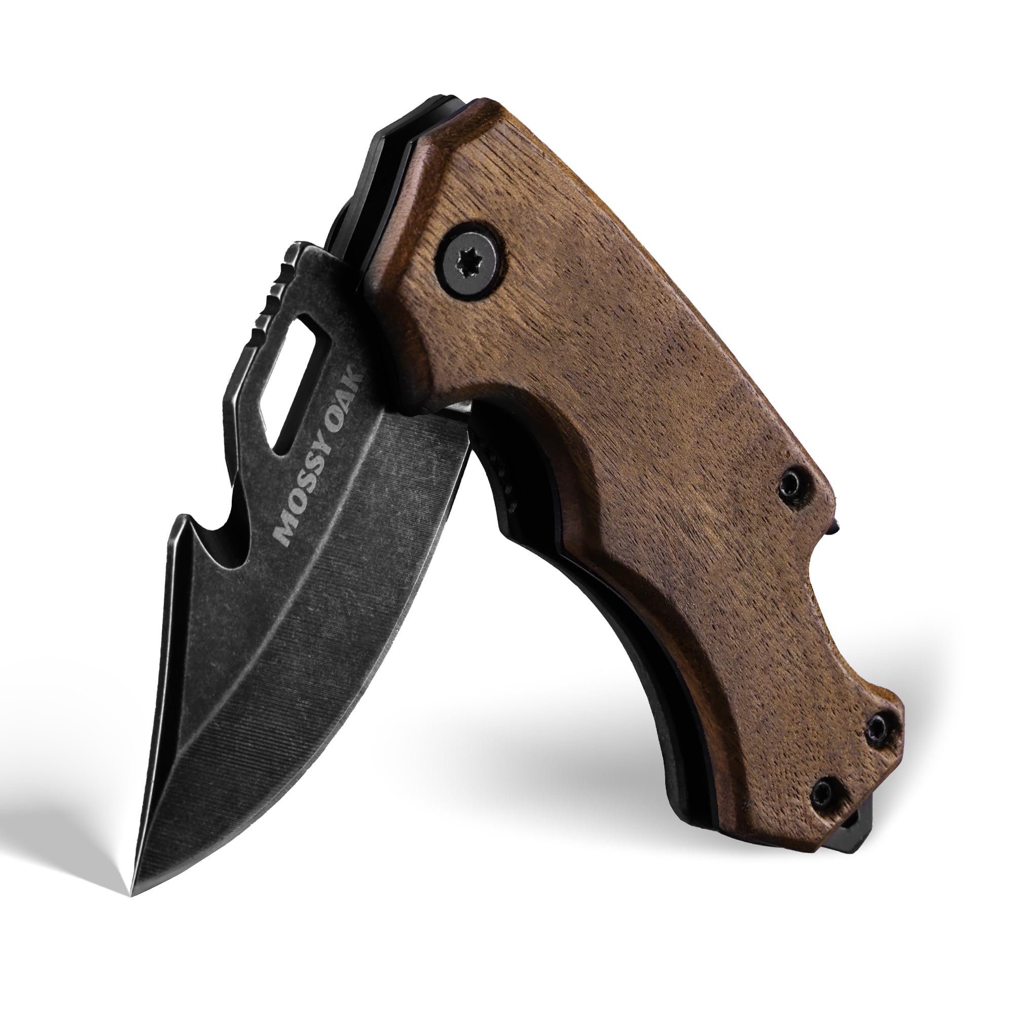 Mini Folding Pocket Knife, Stainless Steel Drop Point Blade - EDC Multi-tool with Bottle Opener and Glass Breaker