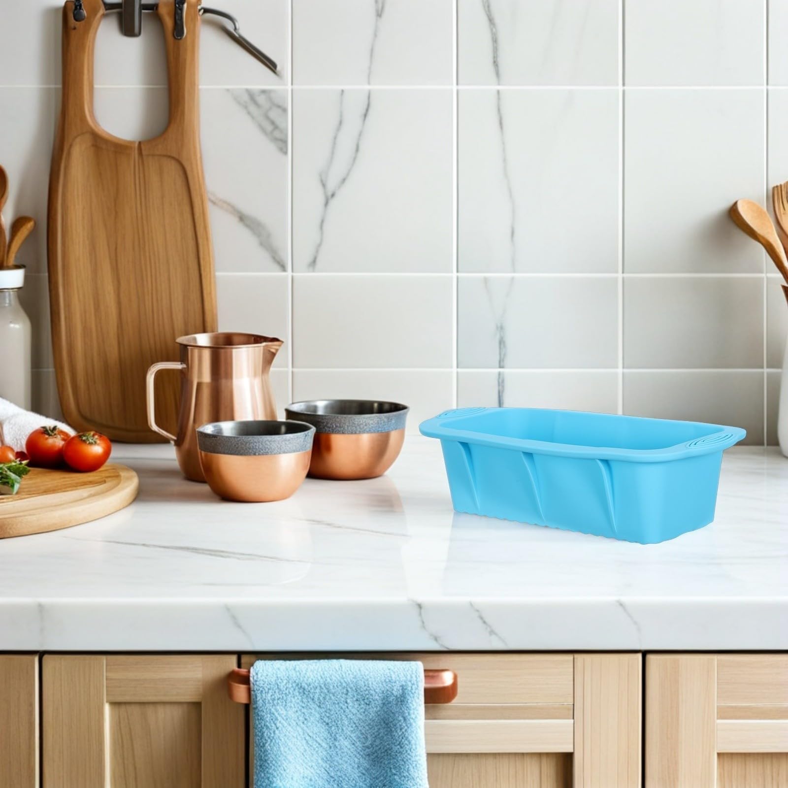 Molde para Barra de Hielo de Silicona Reutilizable, 5 Piezas | Extragrande para Baño de Hielo y Actividad de Verano, Apilable, Liberación Fácil, Grado Alimentario
