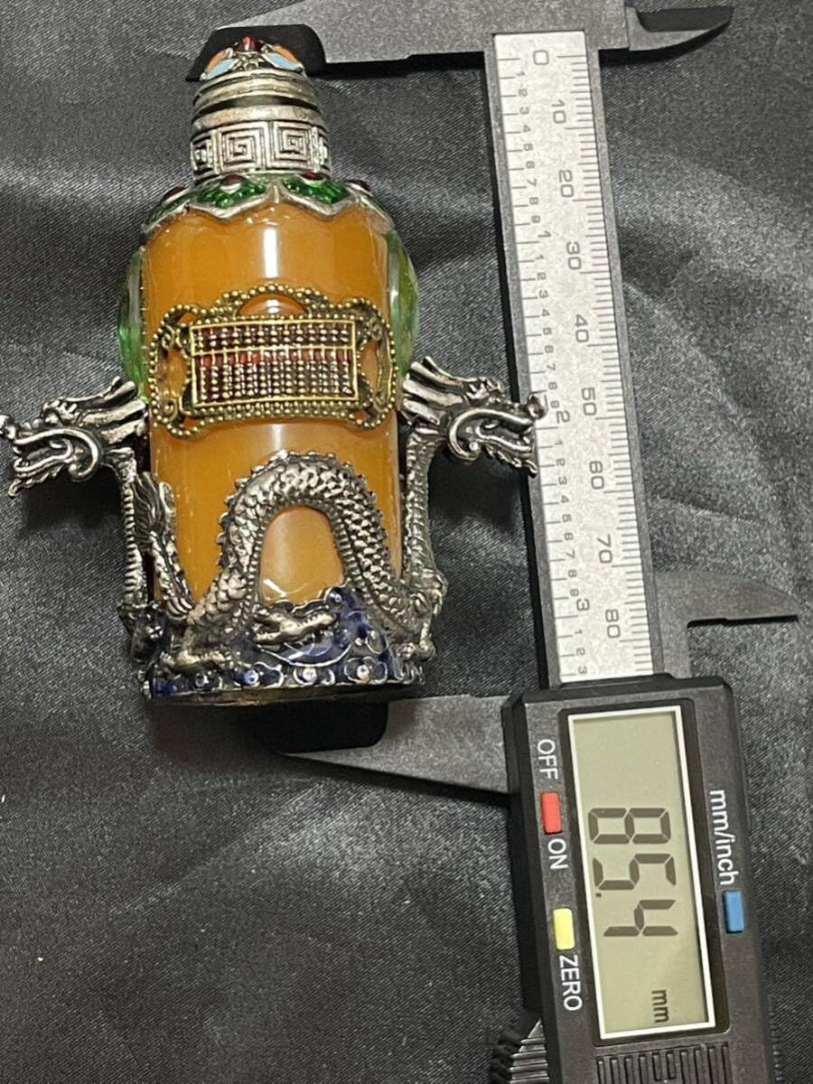 Amazon.co.jp: 中国骨董品 清代乾隆 鼻煙壺 時代物 中国極細工う彫刻  