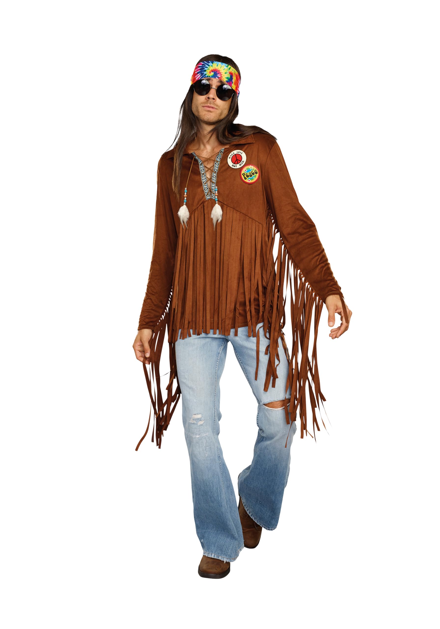 Dreamgirl Adult Mens Hippie Costume