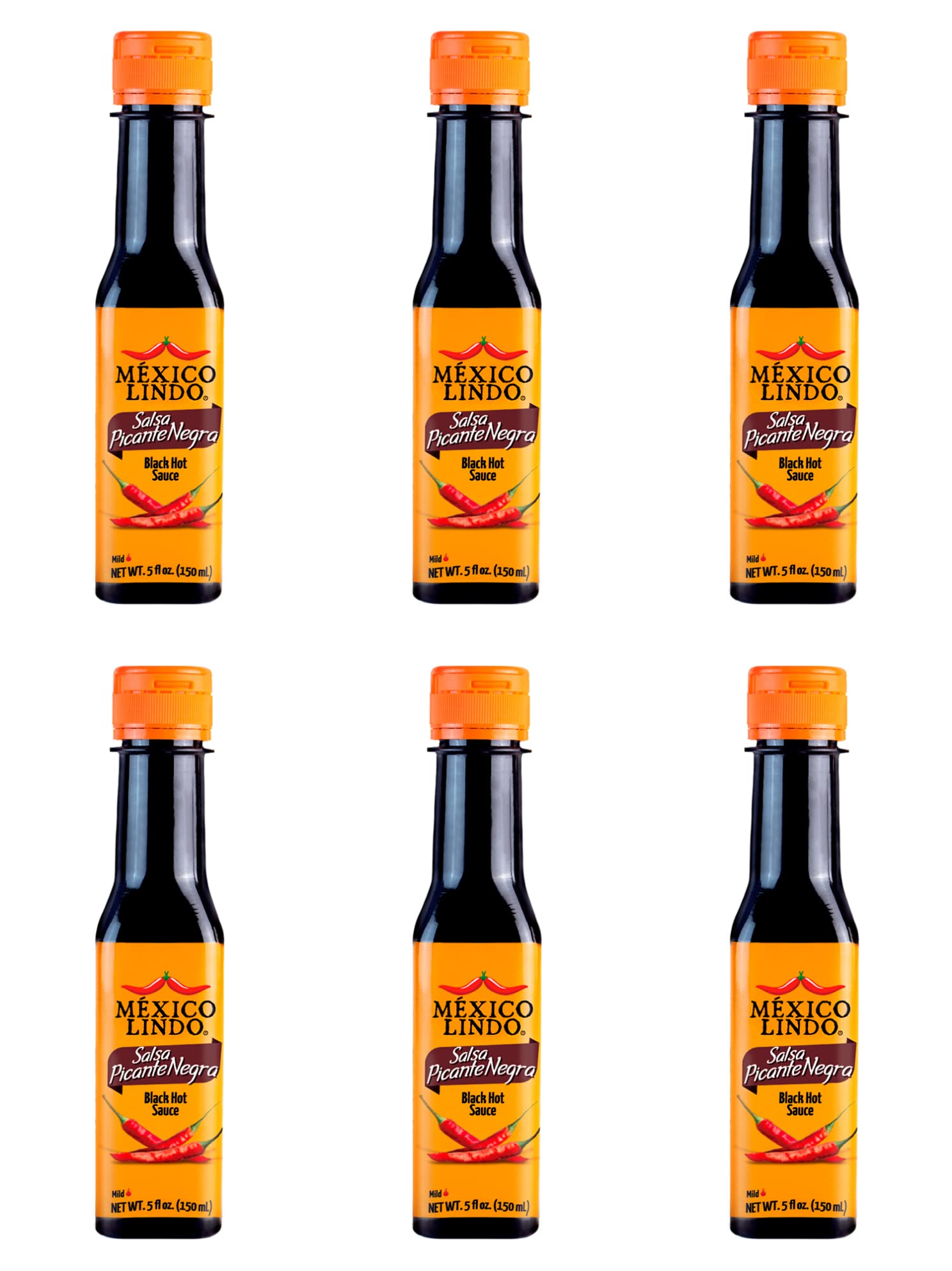 Mexico Lindo Picante Negra Hot Sauce Light & Spicy 8,400 Scoville