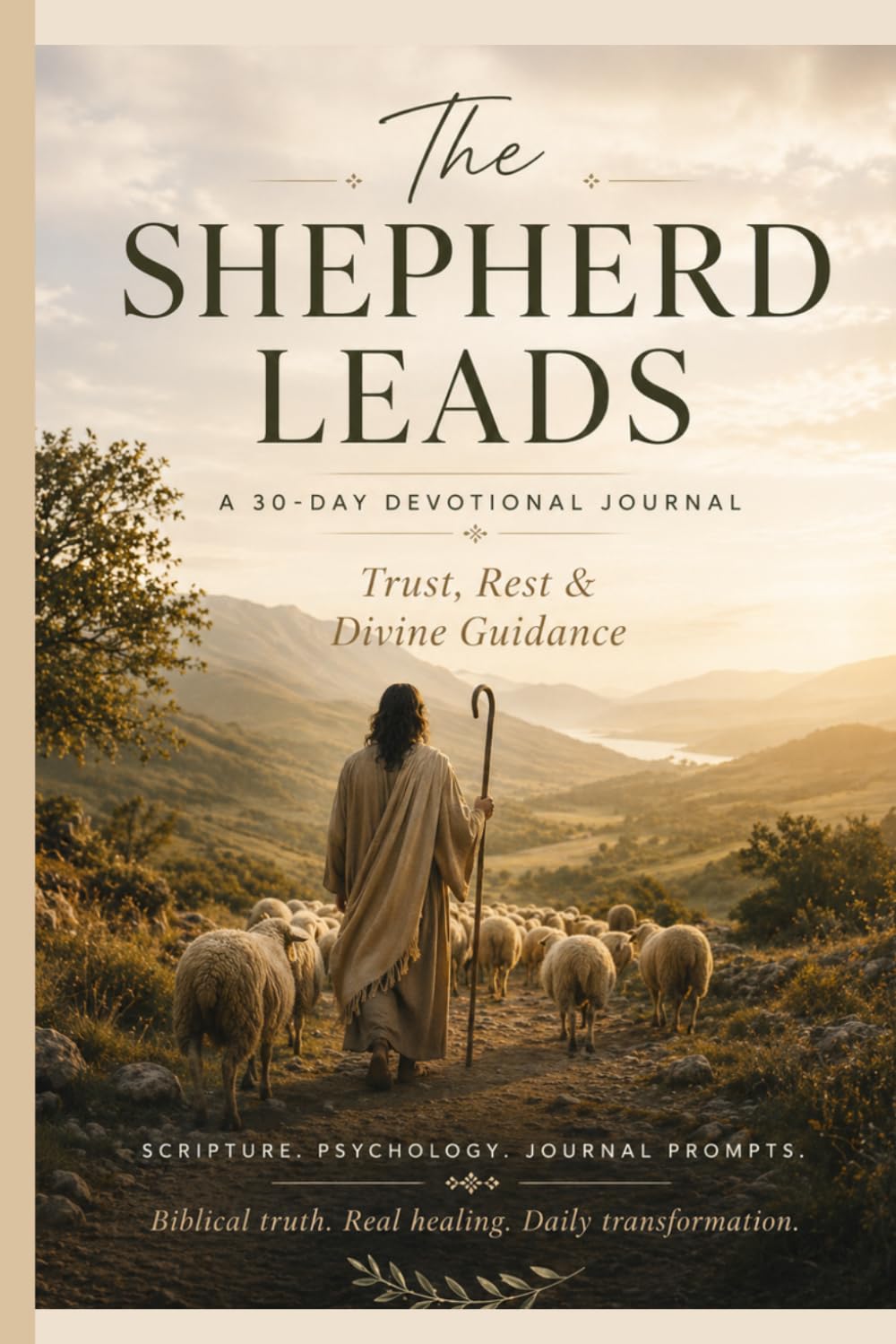 THE SHEPHERD LEADS: A 30-Day Devotional Journal of Trust, Rest and Divine Guidance: Through five weeks of biblical teaching, soul-searching journal ... drawn from psychology and neuroscience.