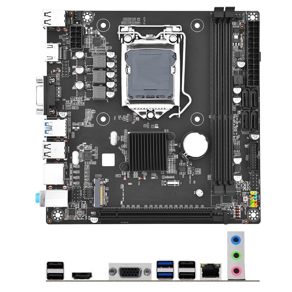 B75M-I Scheda madre compatta LGA 1155 DDR3 M.2 NVMe SATA3 USB3.0 Gigabit Ethernet Audio per computer