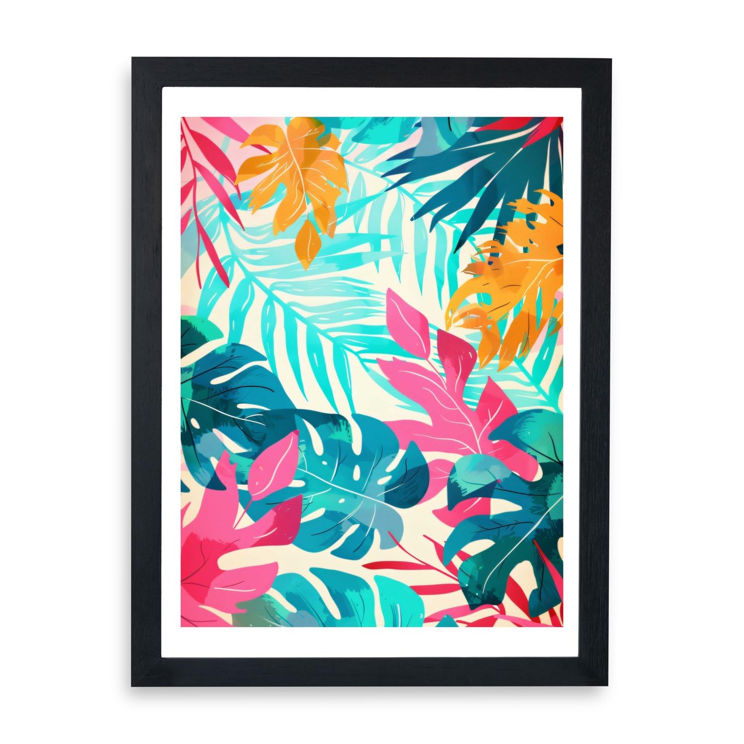 Electric Botanicals Spiffing Prints affiche jungle grand format sous cadre