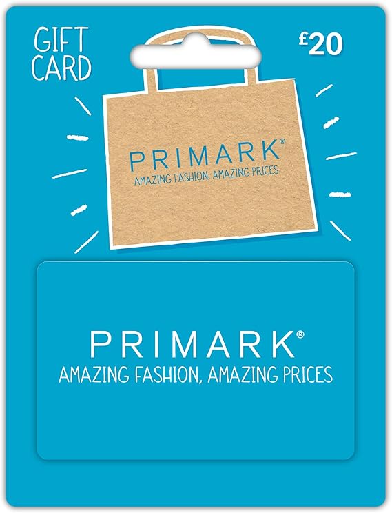 Primark Gift Card £20 UK and NI redemption only Delivery by post