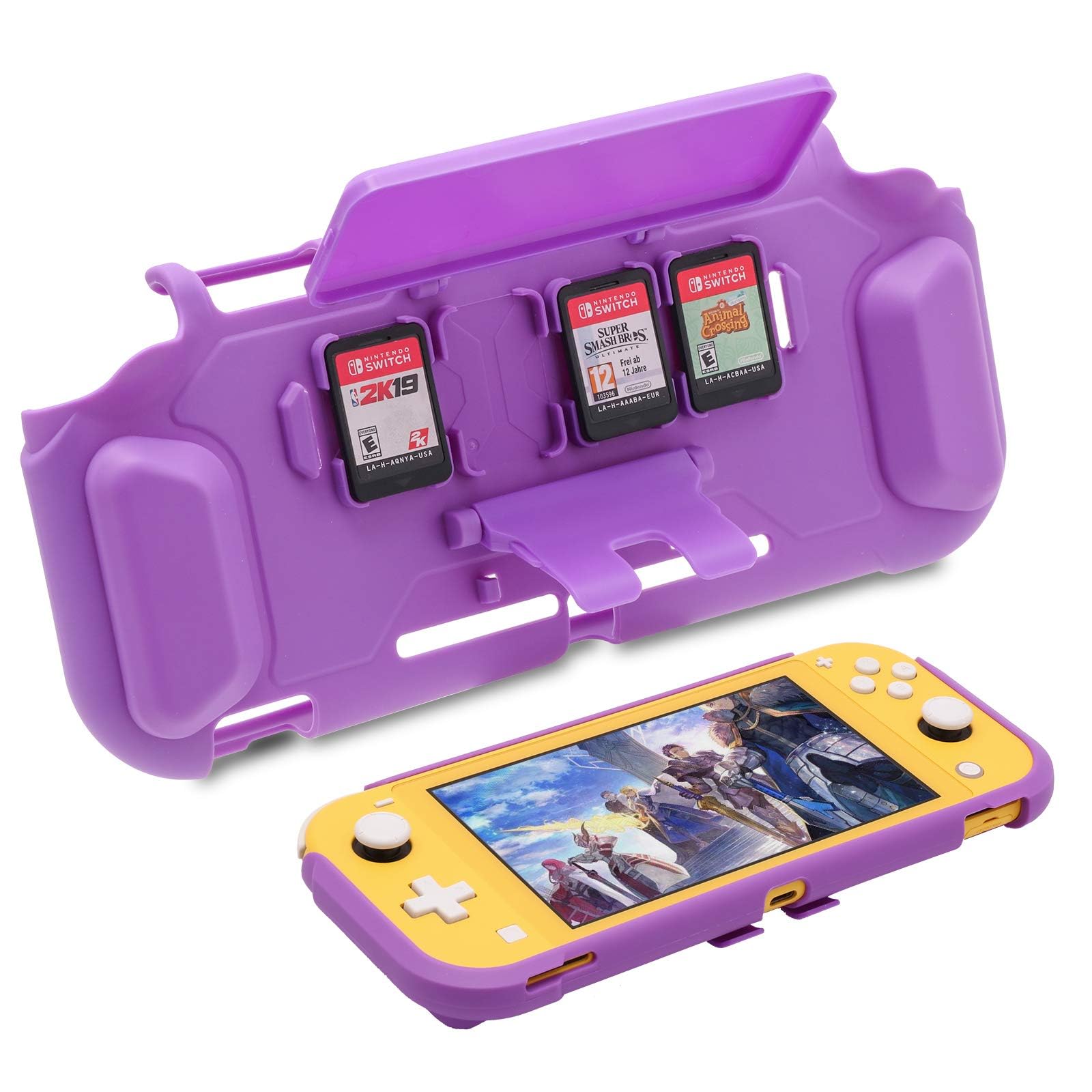 Amazon.co.jp: Purple Switch liteケース、Nintendo Switch lite用保護