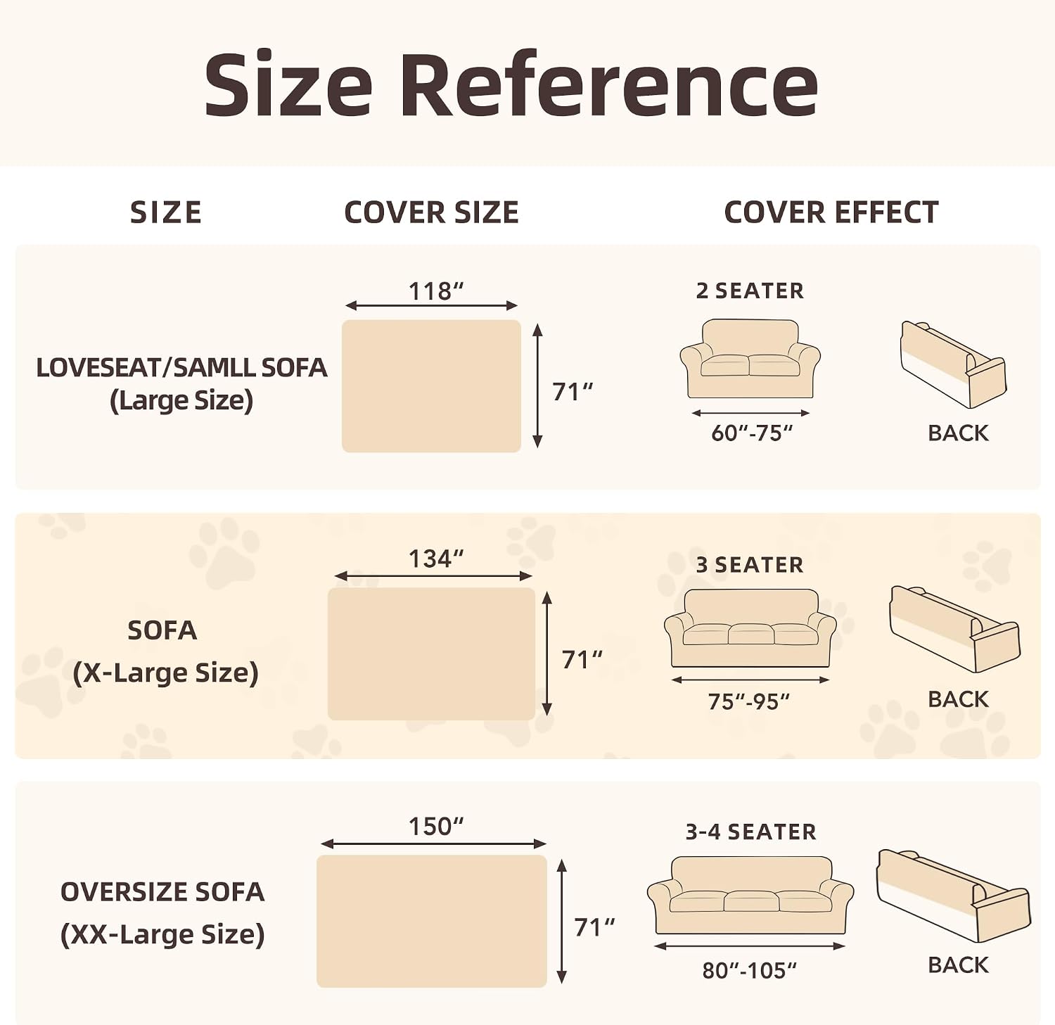 Couch Cover for 3 Cushion Couch Chenille Sofa Cover Sectional Couch Covers, Couch Cover for Dogs Washable, Soft Non-Slip Sofa Slipcover Sofa Protector Futon Cover, 71''x134'', Dark Grey