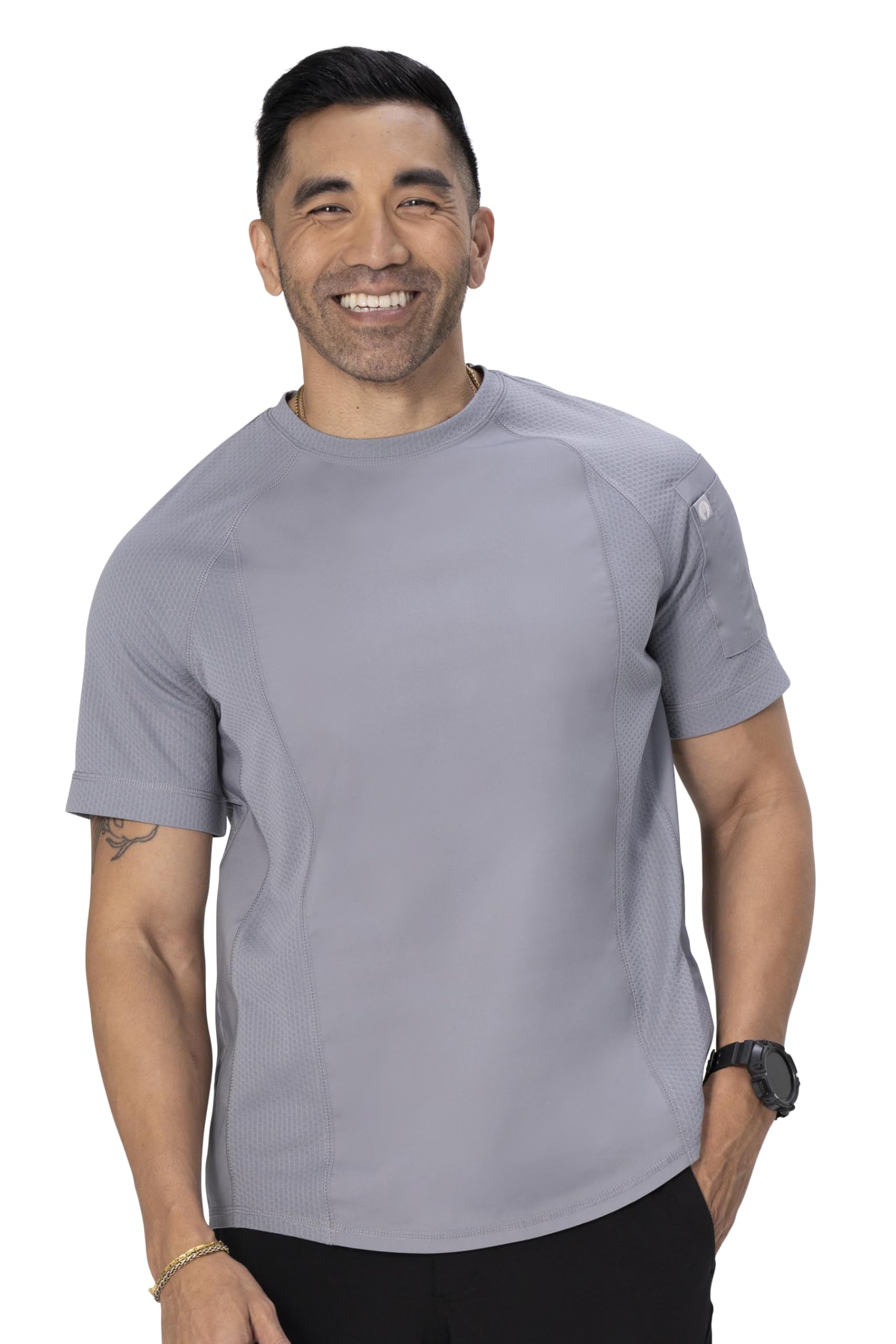 Chef Works Unisex-Adult Aryes Crew Shirt T-Shirt Unisexe Aryes Crew Mixte (Lot de 1)