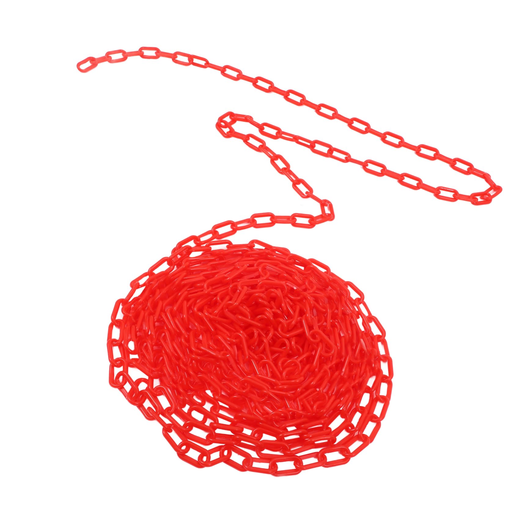 FUNOMOCYA High-Strength Plastic Barrier Chain Plastic Chain Links Weatherproof Safety Link Crowd Control Barriers Garden Fence Decoration