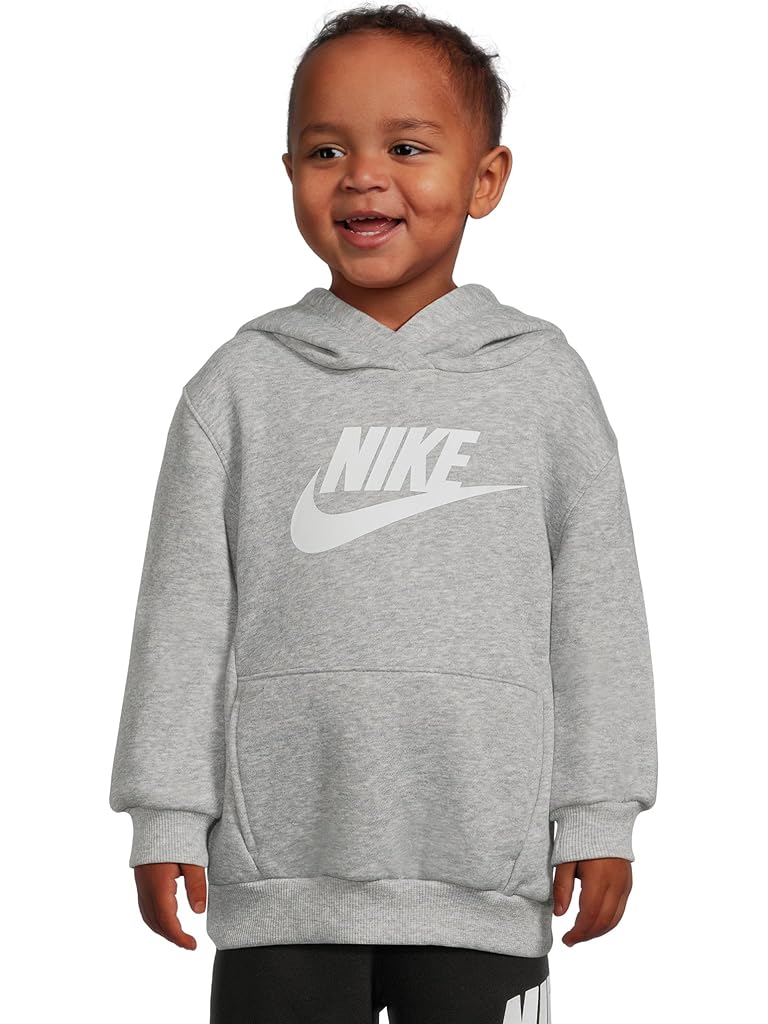 Gray Nike Club Fleece Hoodie (Toddler)