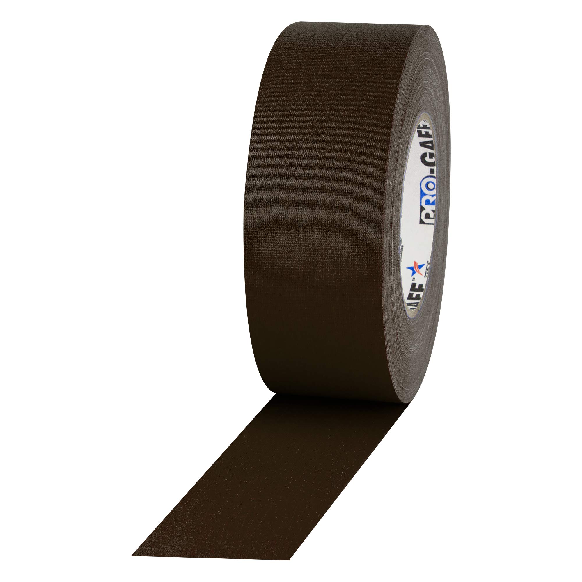 Pro Tapes Gaff Premium Matte Cloth Gaffer's With Rubber Adhesive, 11 mils Thick, 55 yds Length, 2" Width, Brown (Pack of 1)