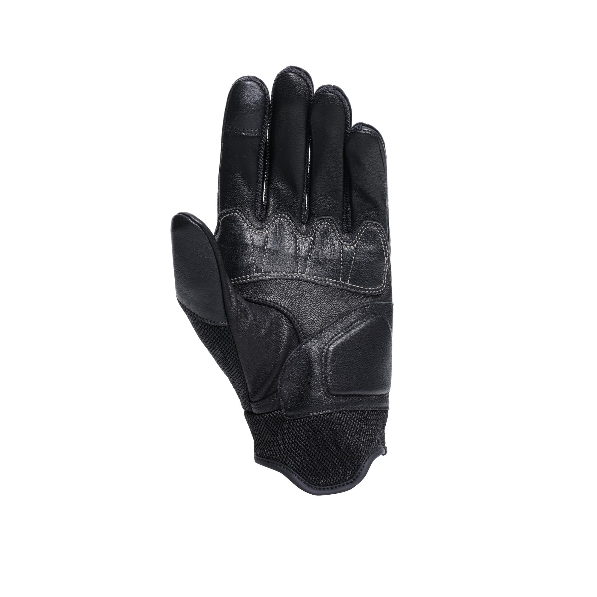 Dainese - Blackjack 2 Gloves, Guanti da Moto in Pelle, Stile Vintage, Uomo, Nero/Nero, L