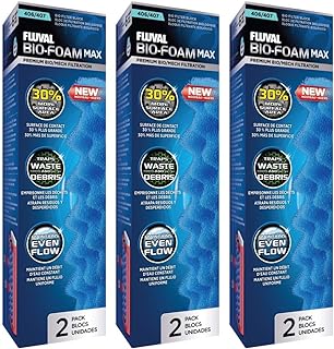 FV Fluval 6 Pack of Bio-Foam Max Media for Fluval 406 and 407 Aquarium Filters