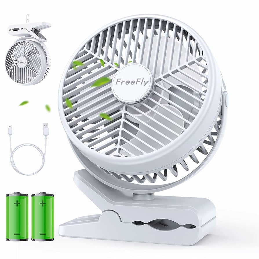卓上クリップ充電式扇風機 静音 10000mAh大容量 Amazon.co.jp: 充電式 携帯扇風機 10000mAhクリップ ファン 卓上