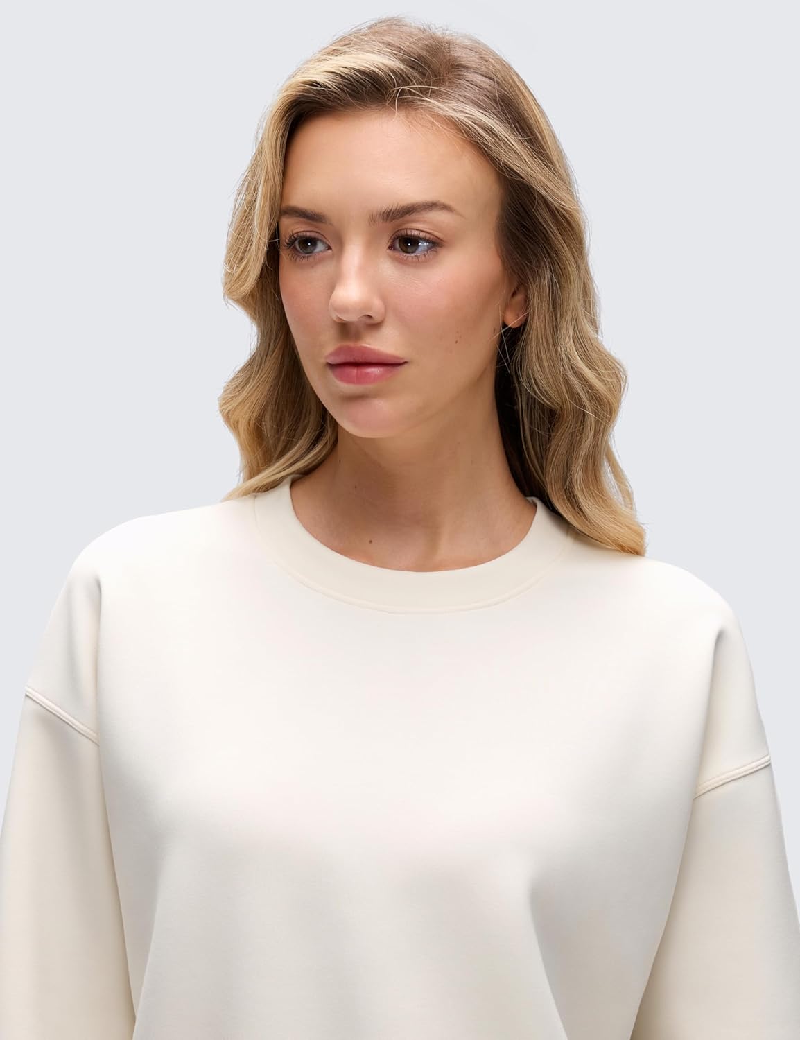 CRZ YOGA SoftAura Pullover Sweatshirt for Women - Crewneck Workout Casual Basic Fall Sweat Shirts - Image 4