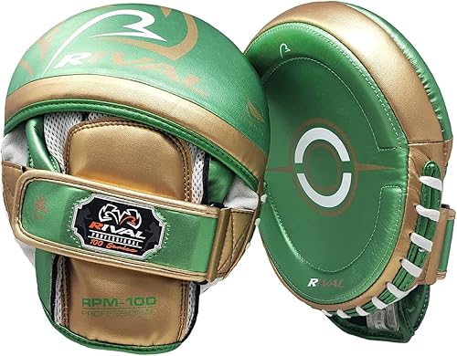 Miniatura 6 de RIVAL Boxing RPM100 - Guantes profesionales de perforación, diseño ergonómico precurvado, correa de muñeca de gancho y bucle en ángulo y forro