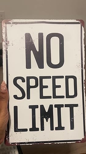 USA 90'sストリート看板　SPEED Vintage American Speed Limit 75 Mph Road Signvector