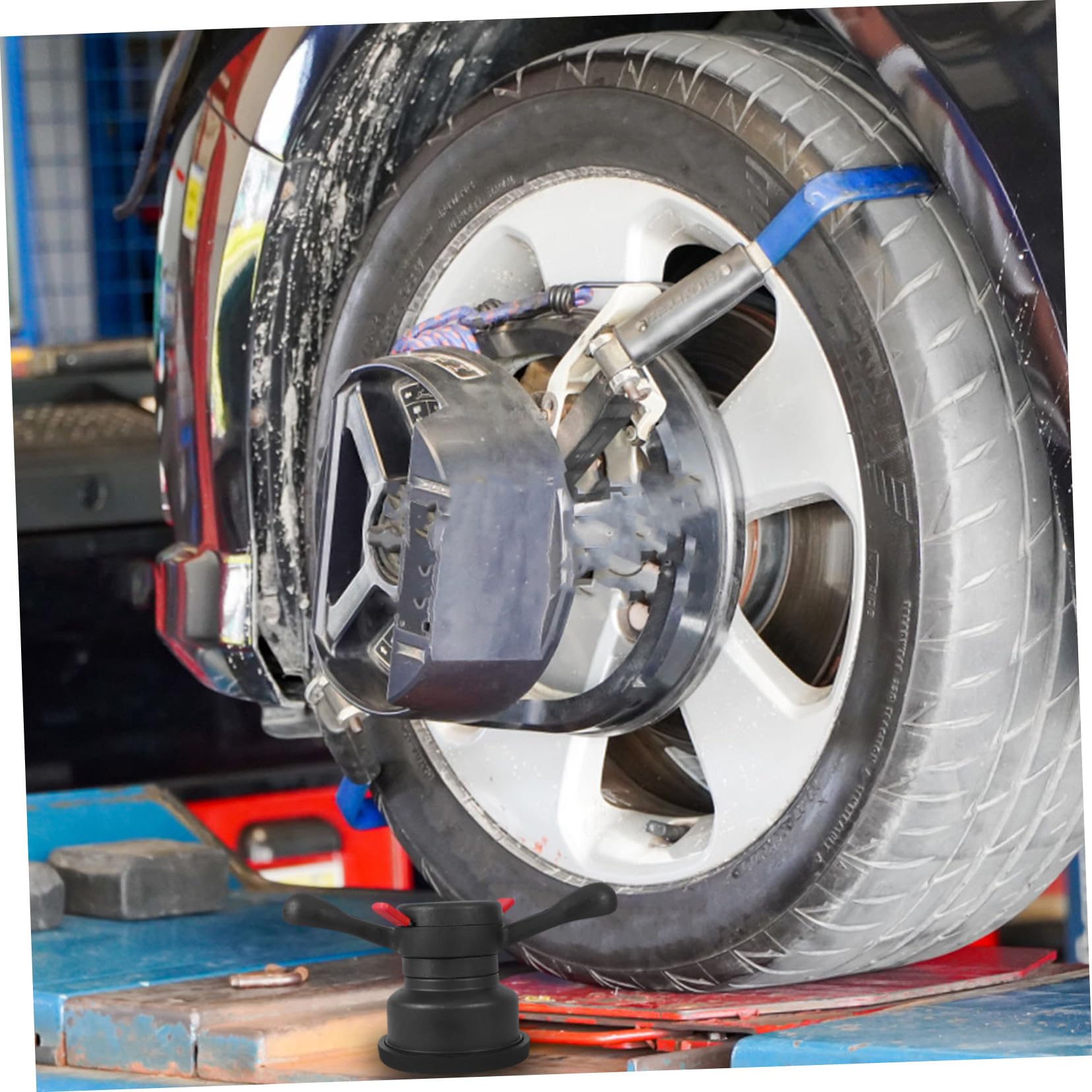 Schnellspannmutter für Auto radwuchtmaschine Langlebiges Material Leichtes Design mit Verstellbarem Flügelmutternverschluss Kompatibel mit Car Wheel Balancer und Radwuchtgerät