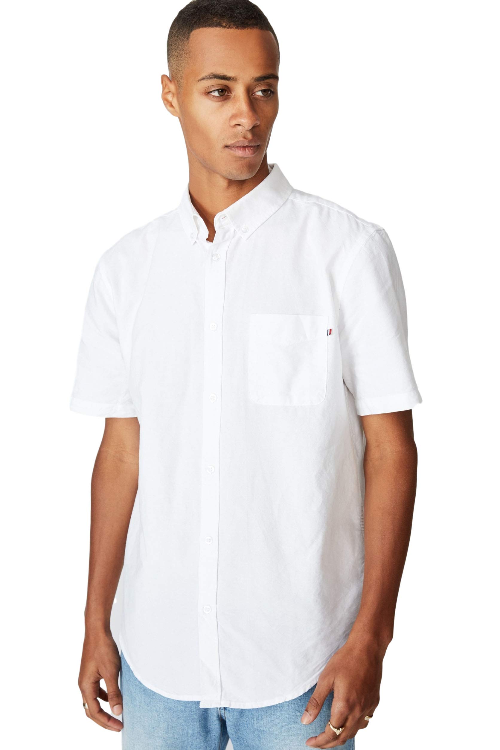 Cotton OnMen's Short Sleeve Shirt, Large