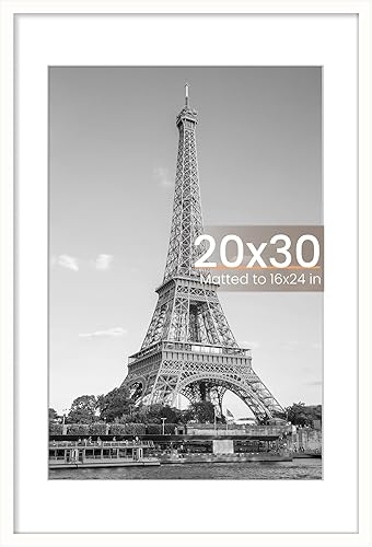 Vista 497 de upsimples - Portarretratos de 8.5 x 11 pulgadas, para fotos de 6 x 8 pulgadas con paspartú o de 8.5 x 11 pulgadas sin paspartú, marcos de fotos