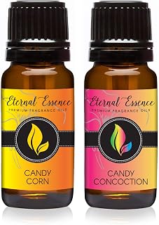 Eternal Essence Oils 2 Pack 10ml Premium Fragrance Oil - Candy Concoction & Candy Corn - for Candle, Soap Making, Aromatherapy, Diffusers, Home Care, & Humidifiers